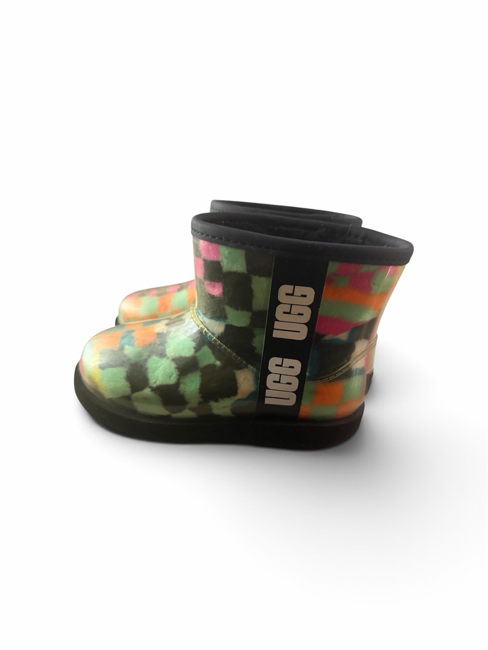 UGG | These are the colorful UGG Kids' Classic Clear Mini Checks boots